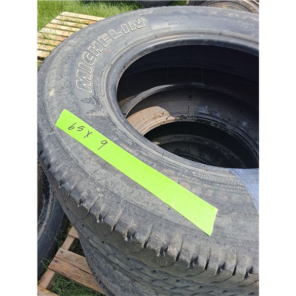 (9) 5-20" and 4-18" Tires