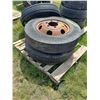 Image 3 : (3) 3-8.25x20 Tires on Bud Rims
