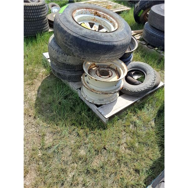 (12) Pallets Assorted Tires and Rims - As Is