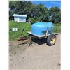 Image 1 : Hold On Poly Water Tank with Trailer - Approx. 150 Gal.