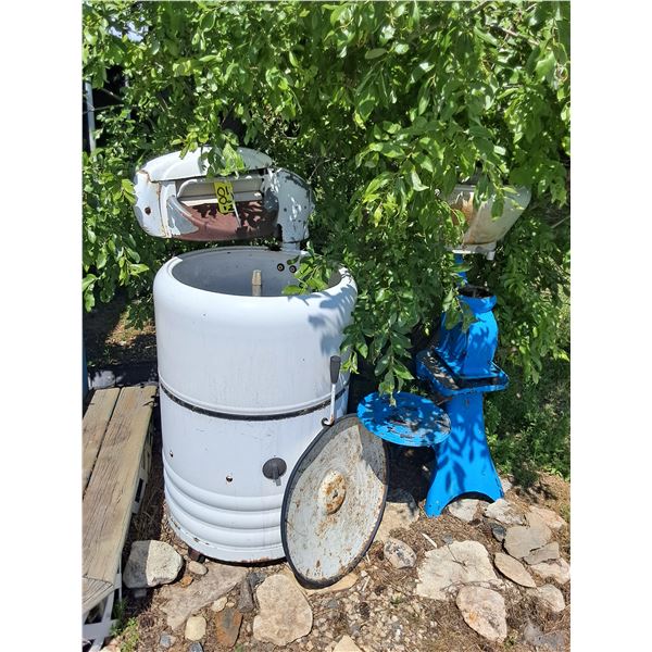 Vintage Wringer Washer and Cream Separator - Yard Decor