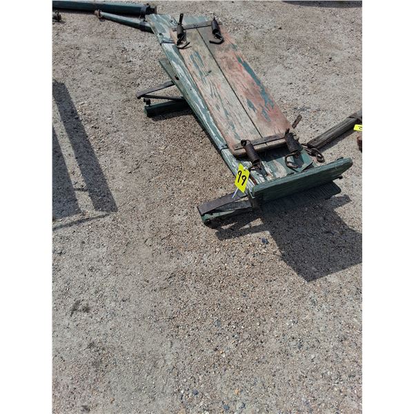 (2) Wagon Seats, Coil Springs and Leaf Springs