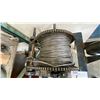 Image 3 : HEAVY DUTY MECHANICAL CABLE WINCH ON STAND WITH SPOOL OF BRAIDED CABLE