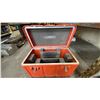 Image 3 : 2 ORANGE EMPTY HARDSHELL TRANSPORT CASES