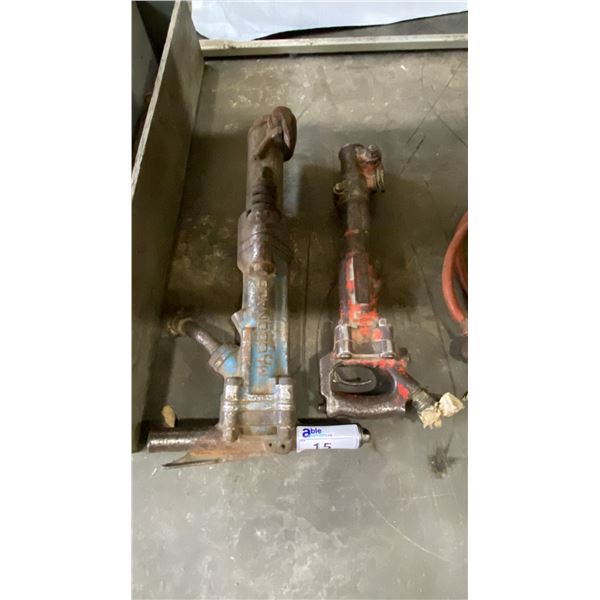 PAIR OF HEAVY DUTY HYDRAULIC JACKHAMMERS