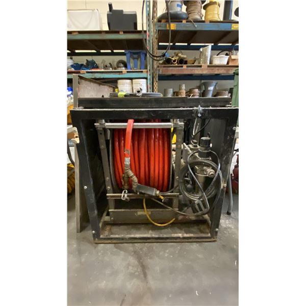 CUES LARGE HEAVY DUTY INDUSTRIAL HOSE CUTTING REEL