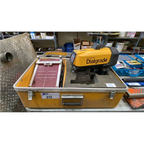 DIALGRADE SPECTRA-PHYSICS 1160 HEAVY DUTY METAL CONSTRUCTED PIPE LASER KIT IN HARD TRANSPORT CASE