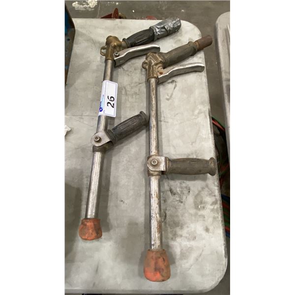 PAIR OF HIGH PRESSURE SPRAY WANDS