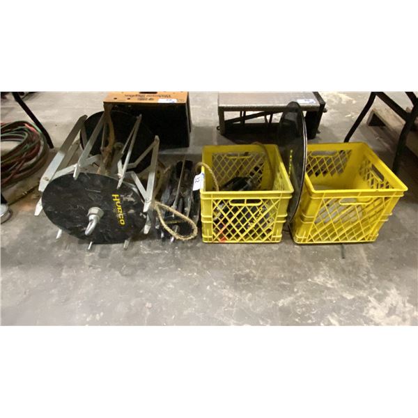 GROUP OF 3 ASSORTED SIZED HURCO PIPELINE DEFLECTION GAUGES,