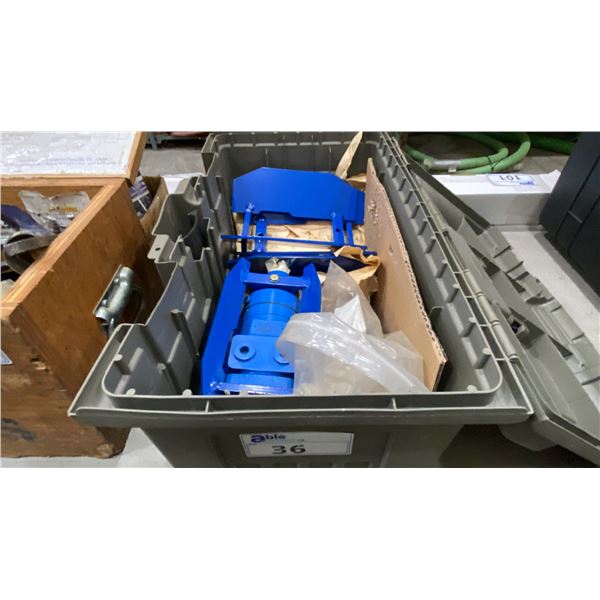 BLUE HEAVY DUTY ROOT CUTTER IN HARD TRANSPORT CASE