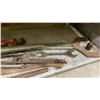 Image 5 : GROUP OF ASSORTED LARGE VINTAGE WRENCHES & OTHER TOOLS