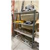 Image 2 : 4 TIER METAL SHELVING UNIT APPROX 4'W X 2'D X 4.5'H *CONTENTS NOT INCLUDED*