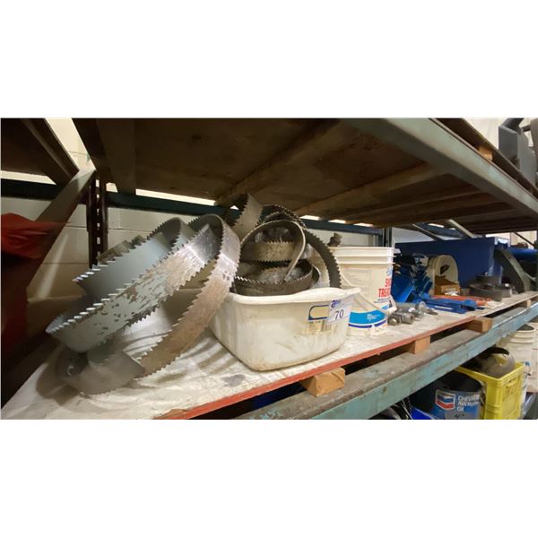 SHELF OF ROOT CUTTER ATTACHMENTS & BLADES