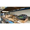 Image 1 : SHELF OF ASSORTED PIPE CLEANING ITEMS- GRIT PATCHERS, HOSE, BRACKETS & O-RINGS