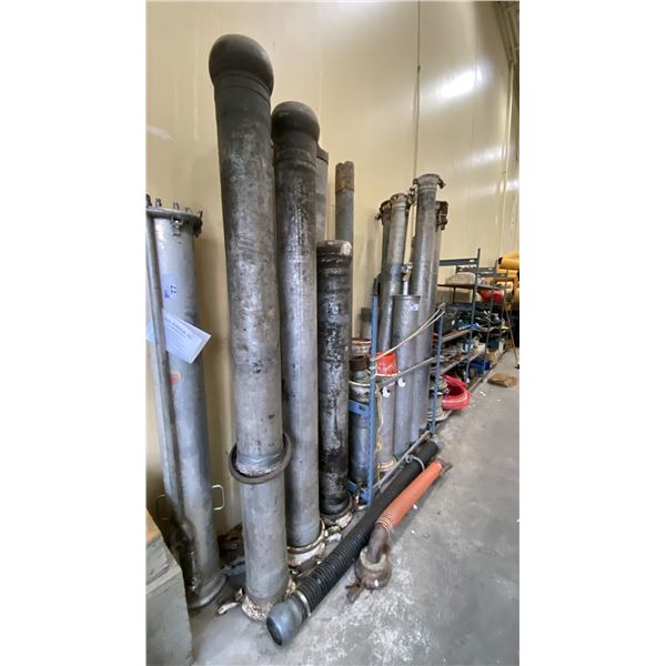 LARGE GROUP OF ASSORTED HEAVY DUTY EXTENSION VAC TUBES