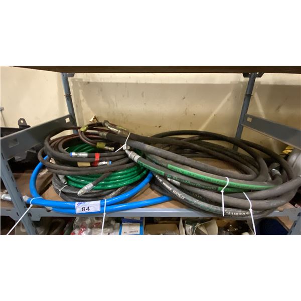 SHELF OF ASSORTED WATER LINES *SOME NEW, SOME USED*