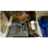 Image 4 : SHELF OF ASSORTED WATER FILTERS, PUMP PARTS & HARDWARE