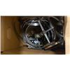 Image 3 : SHELF OF ASSORTED HEAVY DUTY LAY FLAT  WATER HOSE & HOSE/GEAR CLAMPS