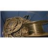 Image 5 : SHELF OF ASSORTED BRAIDED CABLE, FITTINGS & 2 CABLE CUTTERS