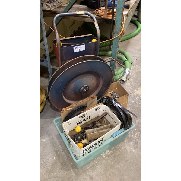 BANDING CART WITH TOOLS & CRIMPS