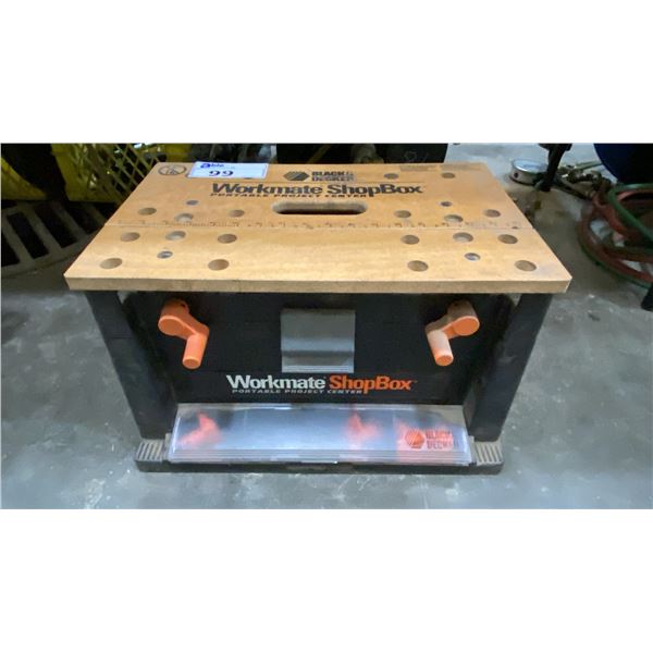 BLACK & DECKER WORKMATE SHOPBOX PORTABLE PROJECT CENTER