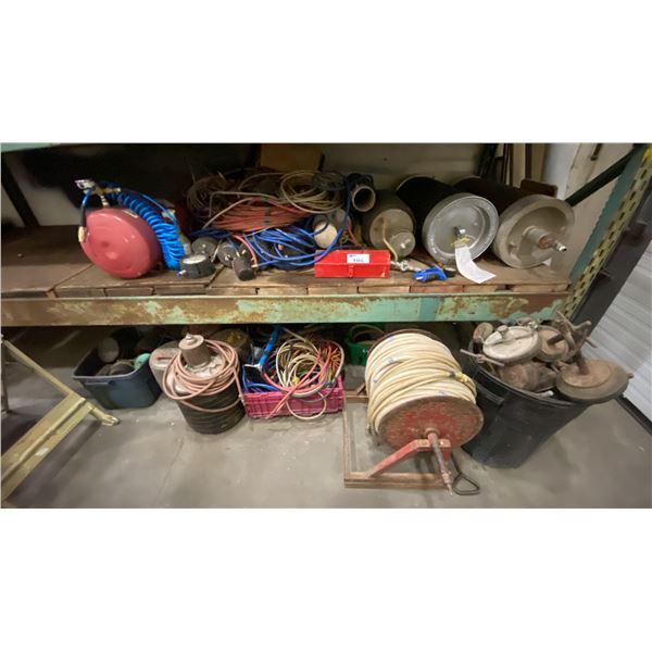 2 SHELVES OF HEAVY DUTY INDUSTRIAL PIPELINE AIR TESTING EQUIPMENT