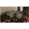 Image 7 : SHELF OF ASSORTED WATERMAIN TESTING EQUIPMENT- WATER HOSE, FIREHOSE, COUPLINGS, SHUT OFF VALVES,