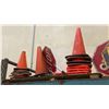 Image 2 : SHELF OF ASSORTED TRAFFIC CONTROL ITEMS- DELINEATORS, TRAFFIC CONES & HAND SIGNS