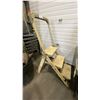 Image 4 : STACK OF GREY PADDED OFFICE CHAIRS & LITTLE GIANT PORTABLE STEP STOOL