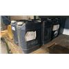 Image 2 : 8 LARGE 5 GALLON JUGS & WOODEN STAKES *JUGS CONTAINED HYPOCHLORITE SOLUTION*