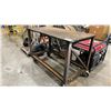 Image 2 : 1" THICK TOP MOBILE METAL SHOP TABLE APPROX 49"L X 24"D X 32.5"H