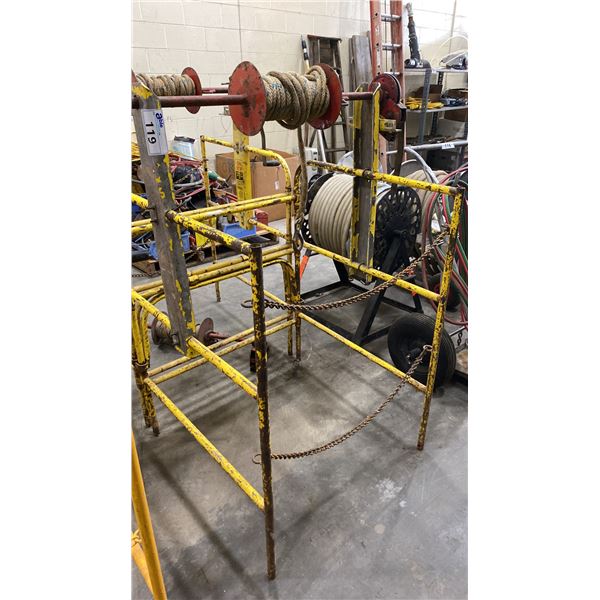YELLOW HEAVY DUTY FOLDABLE MANHOLE MATERIAL LIFT SET