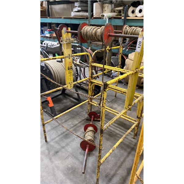 YELLOW HEAVY DUTY FOLDABLE MANHOLE MATERIAL LIFT SET WITH EXTRA WINCH