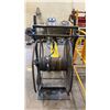 Image 2 : CHAIN DRIVEN HAND CRANK MATERIAL SPOOL DOLLY