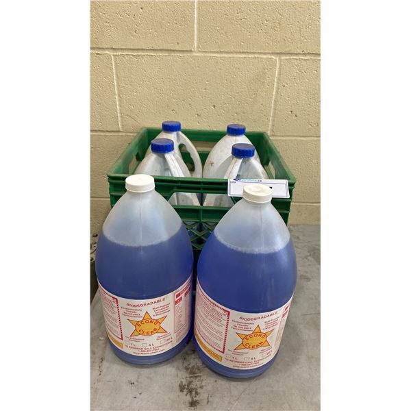 4 JUGS OF BLEACH & 2 JUGS OF ECONO CLEAN MULTIPURPOSE CLEANER
