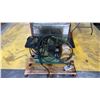 Image 1 : SWAN SVU-202 SMALL BELT DRIVEN PISTON AIR COMPRESSOR WITH SLIDING TRAY