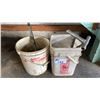Image 2 : 2 BUCKETS OF RIDGID PIPE THREADING TOOLS
