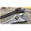 Image 2 : 2 LARGE HEAVY DUTY ADJUSTABLE WRENCHES