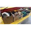 Image 1 : LARGE GROUP OF ASSORTED AUTOMOTIVE OIL FILTERS, AIR FILTERS, BELTS & WIPER BLADES