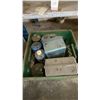 Image 12 : LARGE METAL SHELVING UNIT WITH ASSORTED CONTENTS- MOTOR OILS, GEAR OIL, MARKING PAINT, LUBRICANTS,