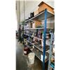 Image 2 : LARGE METAL SHELVING UNIT WITH ASSORTED CONTENTS- MOTOR OILS, GEAR OIL, MARKING PAINT, LUBRICANTS,