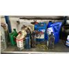 Image 5 : LARGE METAL SHELVING UNIT WITH ASSORTED CONTENTS- MOTOR OILS, GEAR OIL, MARKING PAINT, LUBRICANTS,