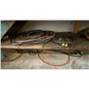Image 6 : WOODEN WORK BENCH WITH ASSORTED SHOP CONTENTS- MEASURES APPROX 103"L X 24"D X 34"H