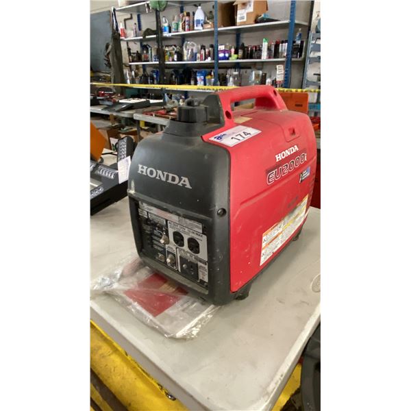 HONDA EU2000I ULTRA QUIET GAS POWERED 2000W PORTABLE INVERTER GENERATOR