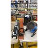 Image 1 : 2 SMALL HEATERS, BARREL HEATER & ANTI STATIC COMPUTER MAT