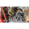 Image 1 : 2 HEAVY DUTY METAL REELS WITH ROPE