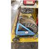 Image 2 : METAL MOBILE REEL CART WITH ROPE & 2 SPOOLS OF ROPE