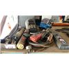 Image 1 : GROUP OF ASSORTED WELDING ITEMS- HELMETS, WELDING RODS, STICK GUNS & MORE