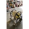 Image 1 : GARDEN ROSE REEL CART WITH 1000FT OF 1/2" ROPE