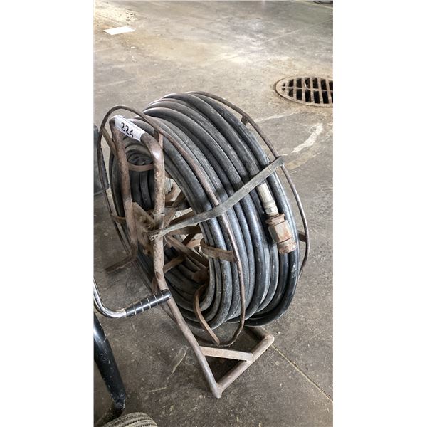 1/2" 100FT WATER FLUSH HOSE ON REEL